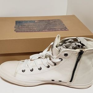 Ralph Lauren high top denim tennis